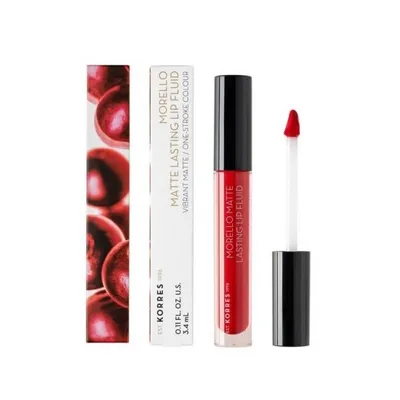 Produktbild von KORRES Morello Matter Langanhaltender Lippen-Fluid 52 Mohnrot 3,4 ml