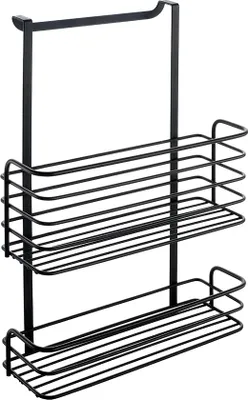 Produktbild von METALTEX 352612000 Galileo Einhängekorb mit 2 Etagen Lava, TouchTherm, matt schwarz