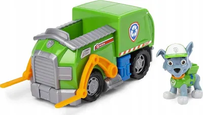 Immagine prodotto di Paw Patrol, Rocky e veicolo, Spin Master