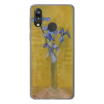 Produktbild von MuchoWow® Handyhülle Schutzhülle Hülle für Huawei P20 Lite (2020) Schwertlilien - Piet Mondrian - Alte Meister Silikon Softcase Handy Hülle - Kartenhalter