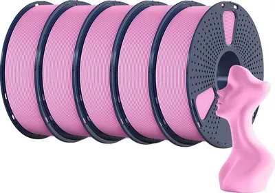 Obrázek produktu pro Filament pro 3D tiskárny, vysokorychlostní tisk, matný povrch, HSMPETG růžová