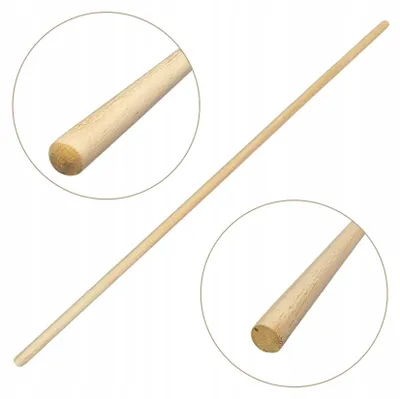 Produktbild von Schmith Premium Gerätestiel 130 cm aus Kiefernholz | Ersatzstiel Ø 23,5 mm | Robuster Holzstiel Besenstiel Spatenstiel für Besen & Rechen Werkzeug Zubehör