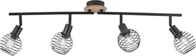 Produktbild von JUST LIGHT LED Deckenleuchte EUGEN Eichenholz Optik für Wand- und Deckenmontage geeignet, Spotkopf dreh- und schwenkbar Wohnräume, z.B. Wohnzimmer, Schlafzimmer, Esszimmer, Arbeitszimmer, Flur