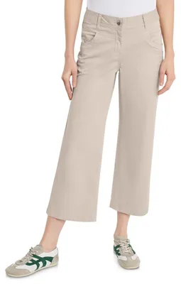 Produktbild von Cecil High Waist Wide Leg Hose im Loose Fit Grain beige 34