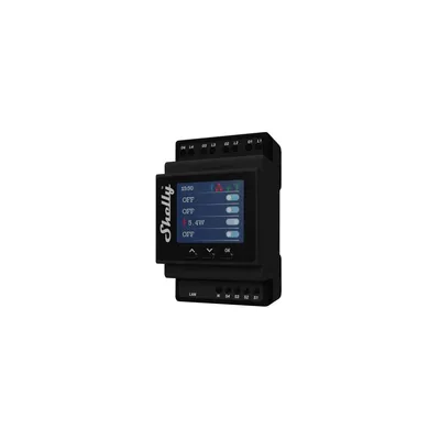 Imagen del producto de Shelly 4Pro PM: Relé para carril DIN, Bluetooth, Wi-Fi (Shelly 4Pro PM)