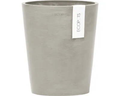 Produktbild von Orchideenvase Orchideentopf Ecopots Morinda Orchidee Kunststoff Ø 17 cm H 19,5 cm taupe