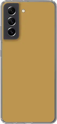 Produktbild von MuchoWow® Handyhülle Schutzhülle Hülle für Telefoonhoesje Samsung Galaxy S21 FE Ockergelb - Farbe - Herbst - Gelb - Fest - Farben Silikon Softcase Handy Hülle - Mobiltelefonhülle