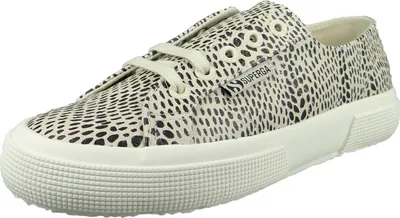 Produktbild von Superga Damen Low Sneaker 2750 Faux Reptile Low Top S6111DW Weiß