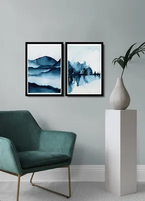 Immagine prodotto di Wallity, 2PSCTCIZ- APY2110, Colorato, Quadro su tela, 74 x 51 cm, Pittura: 100% MDF (Spessore: 2