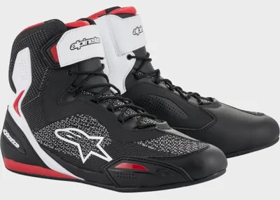 Produktbild von Alpinestars 2510319-123-8, Männlich, Erwachsener, Rennsportstiefel, Schwarz, Rot, Weiß