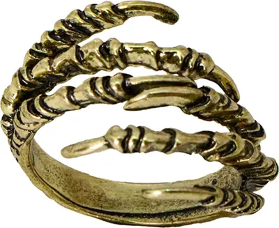 Produktbild von Goldener Ring "Skeletthände" | Einheitsgröße