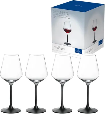 Produktbild von Villeroy & Boch Manufacture Rock Rotweinkelch, Set 4tlg.
