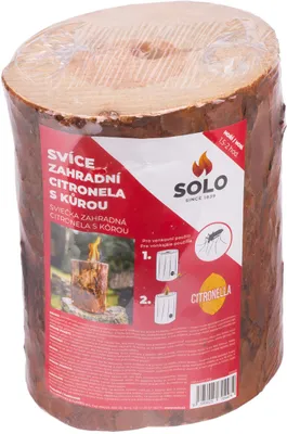Obrázok produktu pre Záhradná sviečka CITRONELA s kôrou SOLO