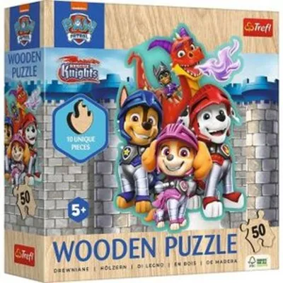 Image de Puzzle en bois TREFL Paw Patrol 50 pièces Aventures avec Paw Patrol 20277