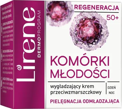 Obrázok produktu pre Lirene Regeneracja 50+ Krem zmniejszający zmarszczki Pielęgnacja Odmładzająca, 50 ml