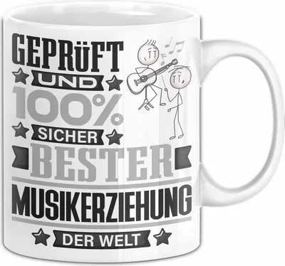 Produktbild von Musikerziehung Geschenk Lustiger Spruch für Musikerziehung Geschenkidee Bester Musikerziehung Der Welt (Weiß)