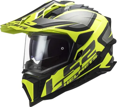 Produktbild von LS2 MX701 Explorer HPFC Alter Motocross Helm (Black Matt/Yellow,XL (61/62))