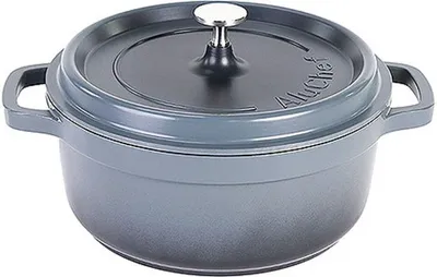 Produktbild von AluChef® Cocotte, rund 24 cm / grau