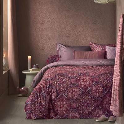 Produktbild von Pip Studio Bettwäsche-Garnitur PIP Il Mosaico Farbe Dark Red Größe 135x200