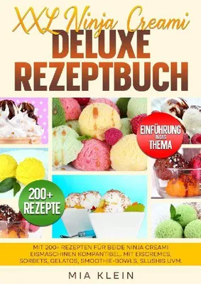 Produktbild von XXL Ninja Creami Deluxe Rezeptbuch