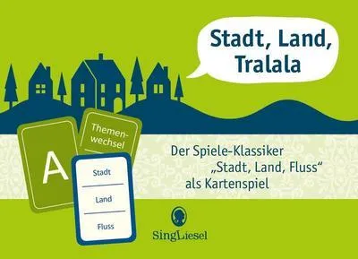 Produktbild von Stadt, Land, Tralala | "Stadt, Land, Fluss" als Kartenspiel