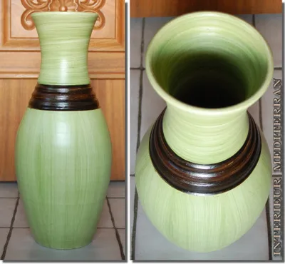 Produktbild von BODENVASE "KAIRO" Modell4 - Größe: ca.50 CM Pastellgrün