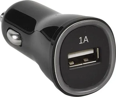 Produktbild von USB-Ladegerät für Zigarettenanzünder - 5V 1A - Schwarz - Erard