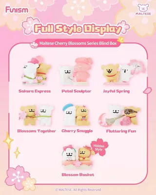 Produktbild von Maltese Cherry Blossoms Series Minifiguren 10 cm Display (6)