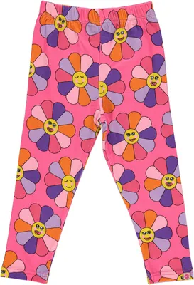 Zdjęcie produktu dla Legginsy dziecięce Småfolk, wzór kwiatowy