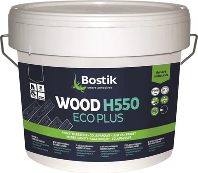 Produktbild von Bostik Wood H550 Eco Plus Parkett Kleber Klebstoff 14kg Eimer 2x 7kg Alubeutel