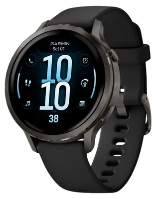 Produktbild von Garmin Venu 4, 3,05 cm (1.2"), AMOLED, Touchscreen, 8 GB, GPS, 33 g