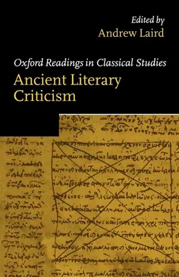 Produktbild von Ancient Literary Criticism