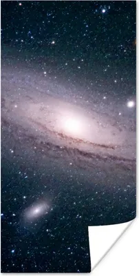 Produktbild von MuchoWow® Poster Die Milchstraße am Sternenhimmel 60x120 cm - Wandschmuck