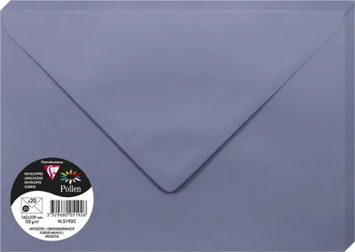 Produktbild von Clairefontaine Umschlag C5 Pollen 120g vergissmein