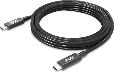 Produktbild von CLUB3D CAC-1579, 3 m, USB C, USB C, USB4 Gen 3x2, 40 Gbit/s, Schwarz