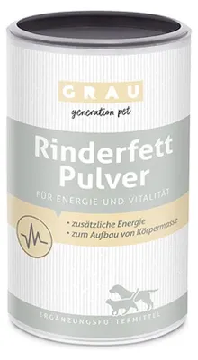 Productafbeelding van GRAU - het origineel - Rundvetpoeder, een snelle energiebron met 80% vetgehalte