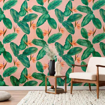 Produktbild von Vlies Fototapete - Peace of Wild Bushes - First Variant 300x210 cm Blätter b-C-10069-a-a