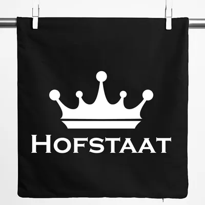 Produktbild von Huuraa Kissenbezug Hofstaat Schützenfest 40x40cm Black Baumwolle Dekokissenbezug Geschenkidee