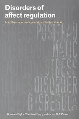 Produktbild von Disorders of Affect Regulation