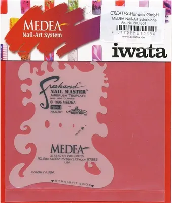 Produktbild von Nail-Art Schablonen-Set (aus No. 1, 2, 3) VIMNAS620 *** Aktionsartikel
