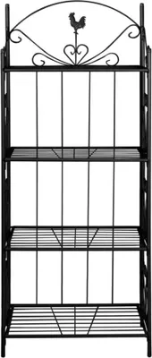 Immagine prodotto di vidaXL Scala per piante Scaffale per fiori Portafiori nero