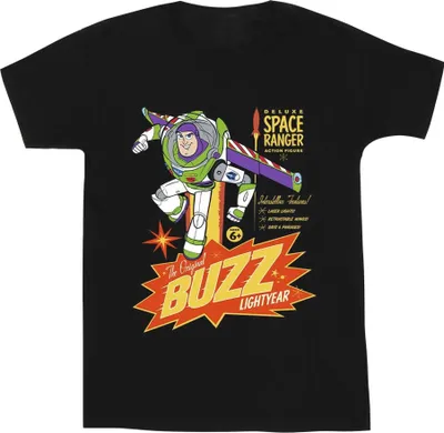 Produktbild von Disney - "Toy Story Lightyear" T-Shirt für Herren BI52247 (M) (Schwarz)