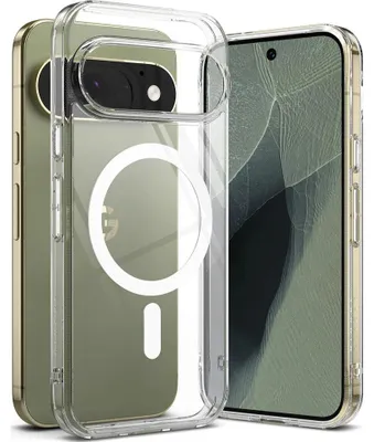 Produktbild von Handyhülle für Google Pixel 11 Pro, Ringke Fusion Magnetic mit MagSafe, Transparent und Weiß