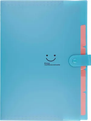 Image de Pochette A4 Beniamin à 5 compartiments, bleue