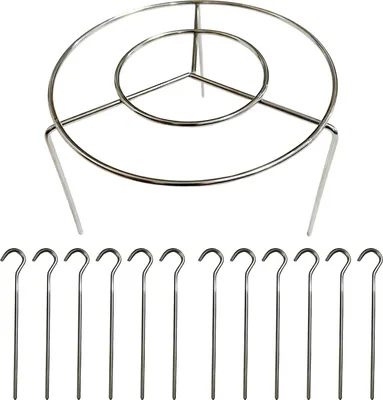Produktbild von Air Fryer Spießständer, Edelstahl Vertikaler Grillhalter zum Grillen von Kabobs in der Küche zu Hause, Spieß Air Fryer Zubehör für Grillliebhaber