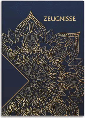 Zdjęcie produktu dla itenga teczka na certyfikat motyw Mandala szlachetny DIN A4