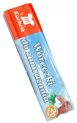 Zdjęcie produktu dla Kuchcik Woreczki Do Zamrażania Mrożenia Na Mrożonki 3,5l 20szt 25x35cm