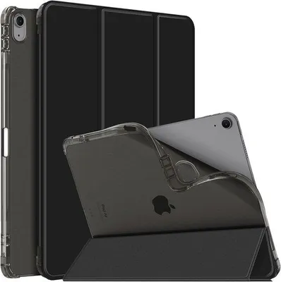 Produktbild von Schutzhülle für iPad Air 13 Zoll - Transparent mit Stifthalter und Auto Schlaf/Wach Funktion