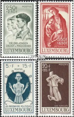 Produktbild von Briefmarken Luxemburg 1946 Mi 399-402 (kompl.Ausg.) postfrisch Caritas