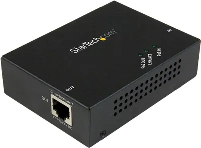 Image de StarTech.com POEEXT1GAT Module d'extension de réseau Répéteur de réseau noir